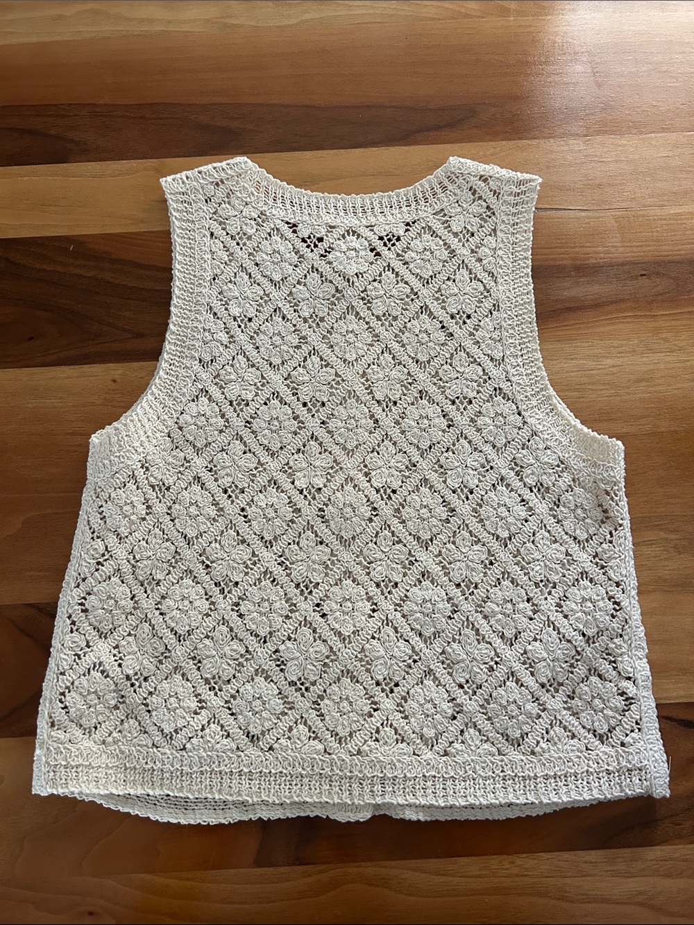 Sezane Ron Top Ecru size Small - Picture 4 of 9